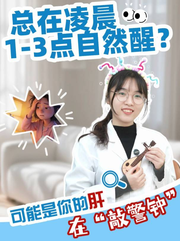 总在凌晨1-3点自然醒？可能是你的肝在“敲警钟”